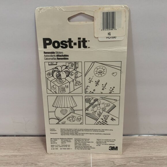 Vintage 1993 Disney 3M Mickey Mouse Sticker Sheet NOS - Picture 3 of 4